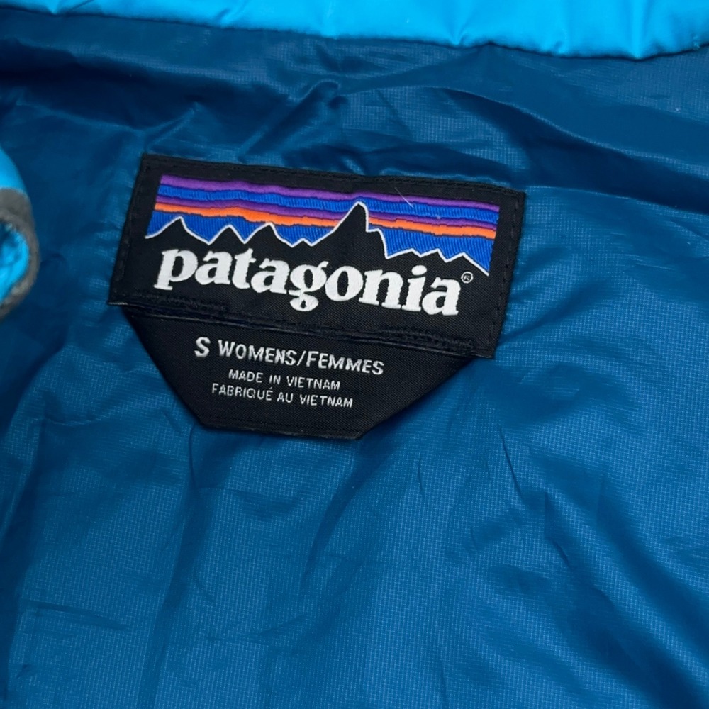 Patagonia Nano Puff Vest Women's Small Blue Ultramarine Quilted Insulated 84246 - Picture 3 of 9
